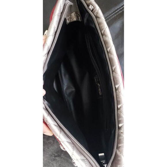 Rare Due Fratelli Handbag- Genuine Leather - Made In Canada - Versatile Handles - Picture 4 of 7